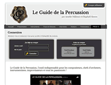 Tablet Screenshot of le-guide-de-la-percussion.com